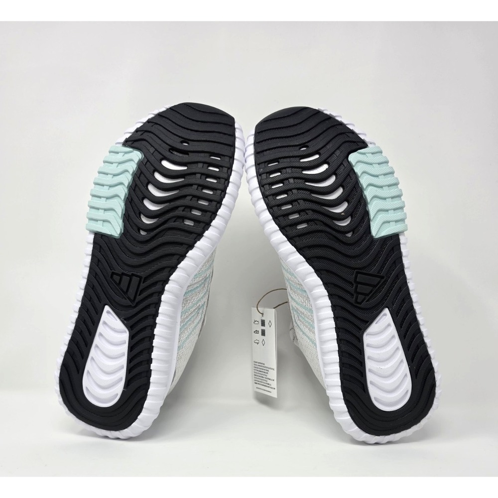 Adidas Kaptir Flow 2.0 White/Aqua/Silver Metallic Women's Size 7 NWB‎ - Picture 4 of 11